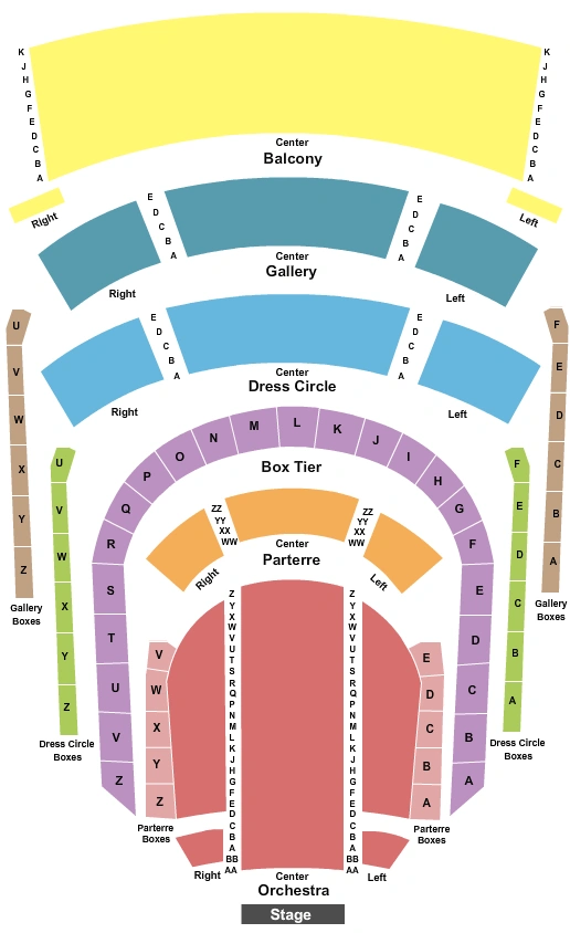 reynolds hall at the smith center seating chart