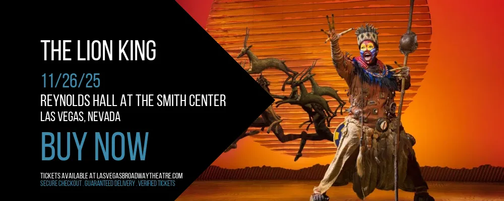 The Lion King at Reynolds Hall at The Smith Center